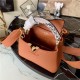 Louis Vuitton CAPUCINES MINI Taurillon Tan M80007 High