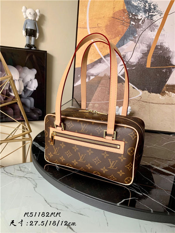 Louis Vuitton CITE MM Shoulder Bag Monogram M51182 High