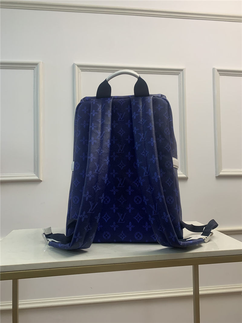 Louis Vuitton DISCOVERY BACKPACK Blue vintage Monogram canvas M45879 High