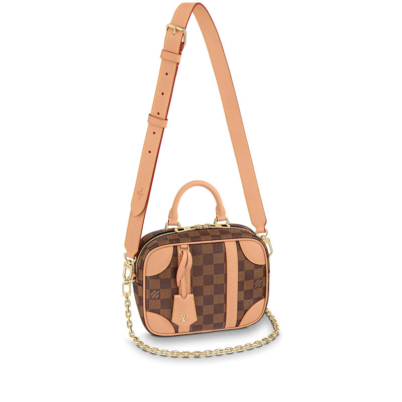 Louis Vuitton VALISETTE SOUPLE BB Damier Ebene N50065 Natural High