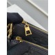 Louis Vuitton MULTI POCHETTE ACCESSOIRES Embossed supple grained cowhide leather M80339 Black High