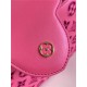 Louis Vuitton Capucines MM Calfskin leather embroidery Pink M22922/M22863 High