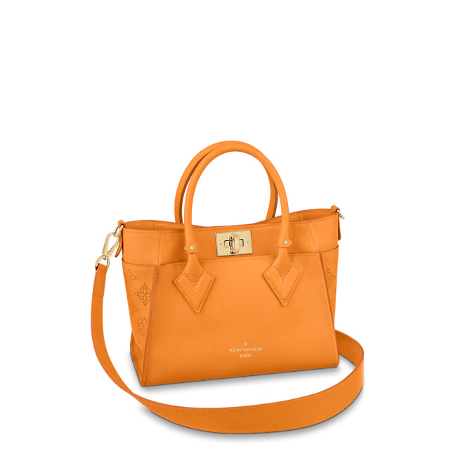 Louis Vuitton ON MY SIDE PM Calf leather Summer Gold Orange M57730 High