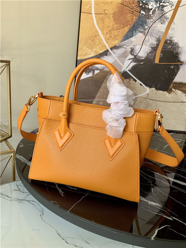 Louis Vuitton ON MY SIDE PM Calf leather Summer Gold Orange M57730 High