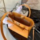 Louis Vuitton ON MY SIDE PM Calf leather Summer Gold Orange M57730 High