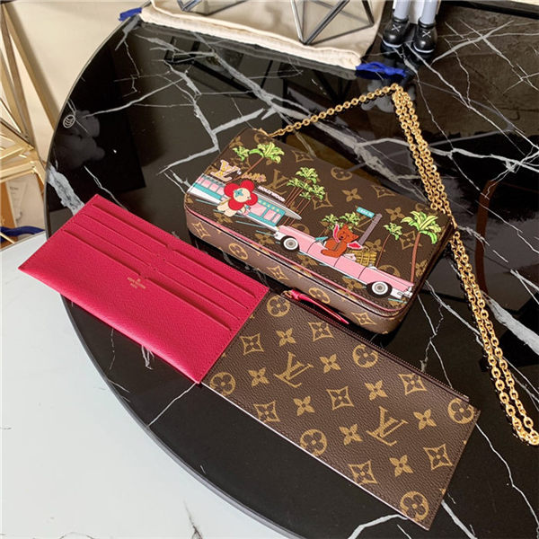 Louis Vuitton Felicie Pochette Vivienne Monogram Canvas M80859 High