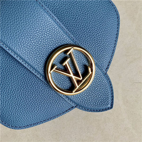 LV PONT 9 SOFT PM Bag Grained calfskin Blue M58964 High