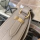 LV PONT 9 SOFT PM Bag Grained calfskin Gris M58728 High