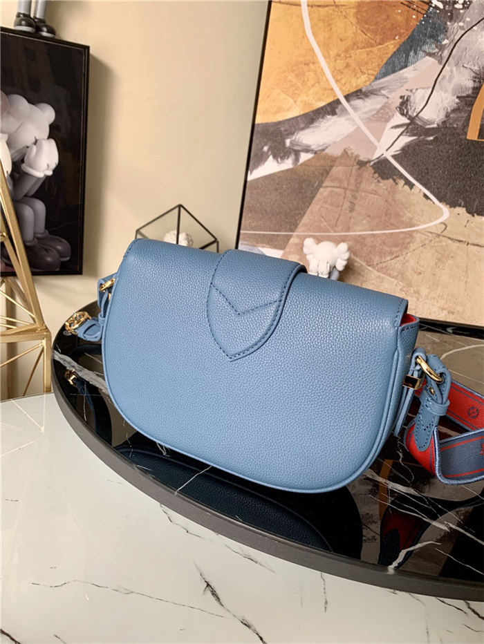 LV PONT 9 SOFT MM Bag Grained calfskin Blue M58967 High