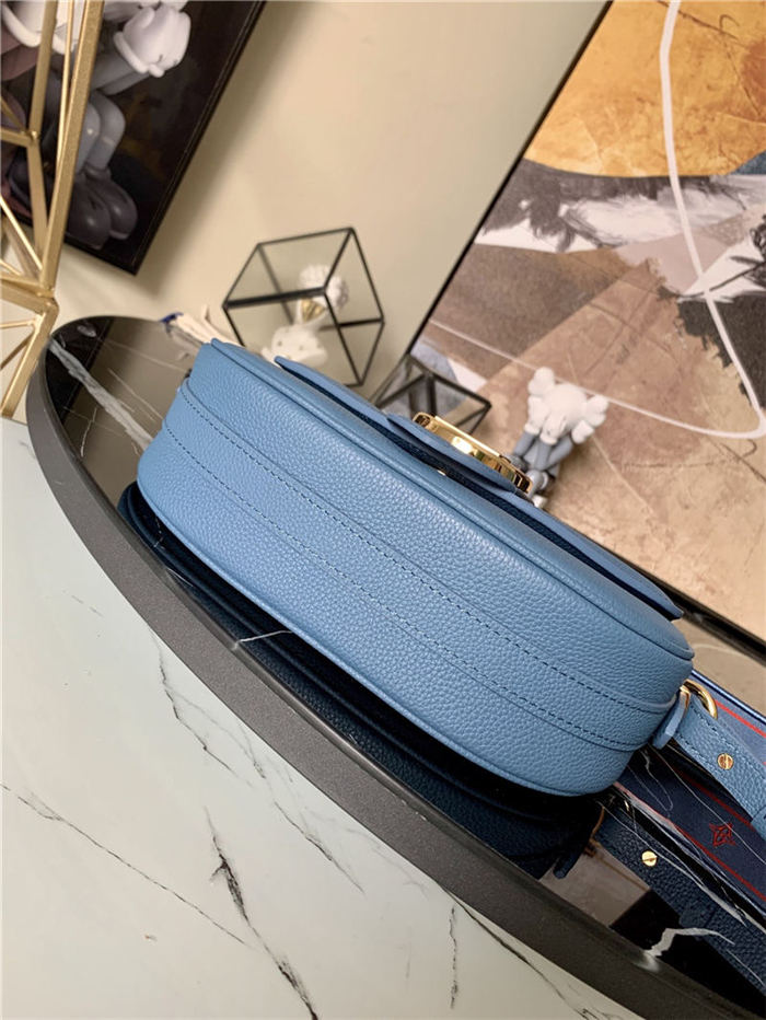 LV PONT 9 SOFT MM Bag Grained calfskin Blue M58967 High