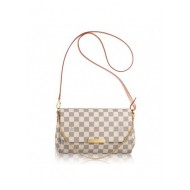 Louis Vuitton Favorite MM Bag Damier Azur N41275 High