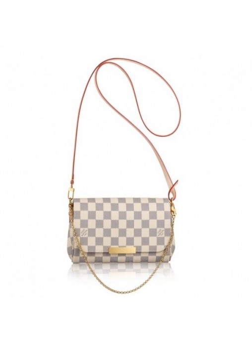 Louis Vuitton Favorite PM Bag Damier Azur N41277 High