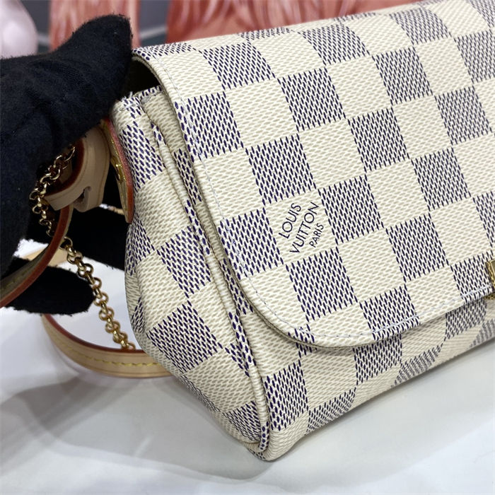 Louis Vuitton Favorite PM Bag Damier Azur N41277 High