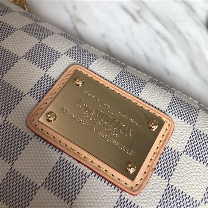 Louis Vuitton Eva Clutch Bag Damier Azur N55214 High