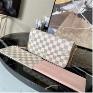 Louis Vuitton FÉLICIE POCHETTE Damier Azur N63106 High