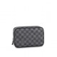 Louis Vuitton TOILET POUCH PM Damier Graphite canvas High