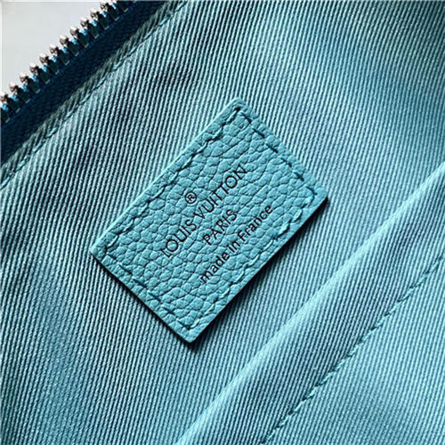 Louis Vuitton CITY KEEPALL Cowhide leather Teal N50076 High