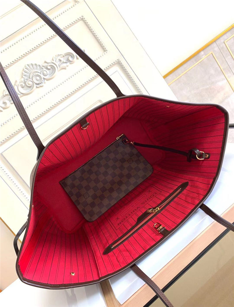 Louis Vuitton Neverfull GM Bag Damier Ebene N41357 High