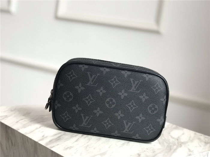 Louis Vuitton TOILET POUCH PM Monogram Eclipse canvas High