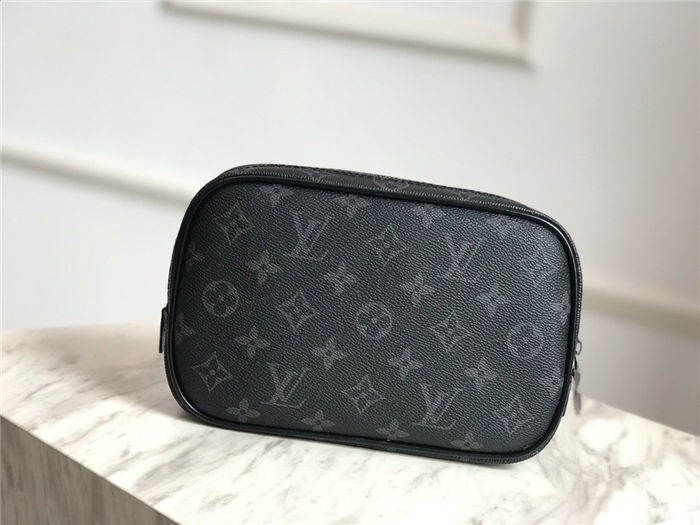 Louis Vuitton TOILET POUCH PM Monogram Eclipse canvas High