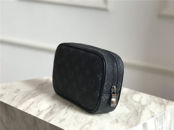 Louis Vuitton TOILET POUCH PM Monogram Eclipse canvas High