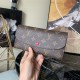 Louis Vuitton EMILIE Wallet Monogram Canvas Fuchsia High