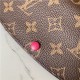 Louis Vuitton EMILIE Wallet Monogram Canvas Fuchsia High