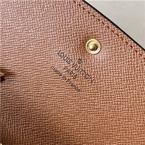 Louis Vuitton EMILIE Wallet Monogram Canvas Coffee High