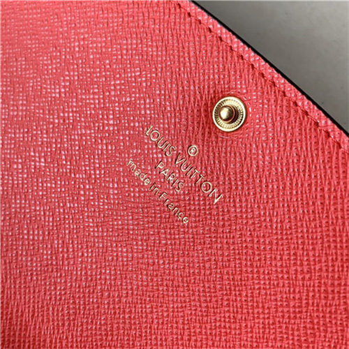 Louis Vuitton EMILIE Wallet Monogram Canvas Red High