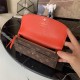 Louis Vuitton EMILIE Wallet Monogram Canvas Orange High