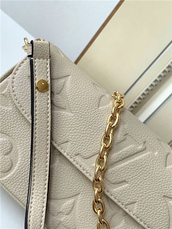 Louis Vuitton WALLET ON CHAIN IVY Monogram Empreinte M82210 High