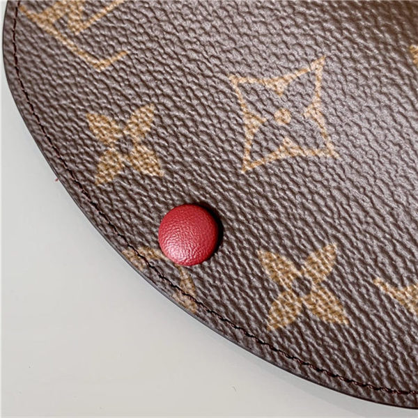 Louis Vuitton Rosalie Coin Purse Wallet Monogram Canvas Wine M41939 High