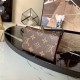 Louis Vuitton Rosalie Coin Purse Wallet Monogram Canvas Red M41939 High