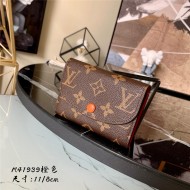 Louis Vuitton Rosalie Coin Purse Wallet Monogram Canvas Orange M41939 High