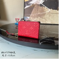 Louis Vuitton Zippy Coin Purse Monogram Empreinte Red High