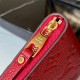 Louis Vuitton Zippy Coin Purse Monogram Empreinte Red High