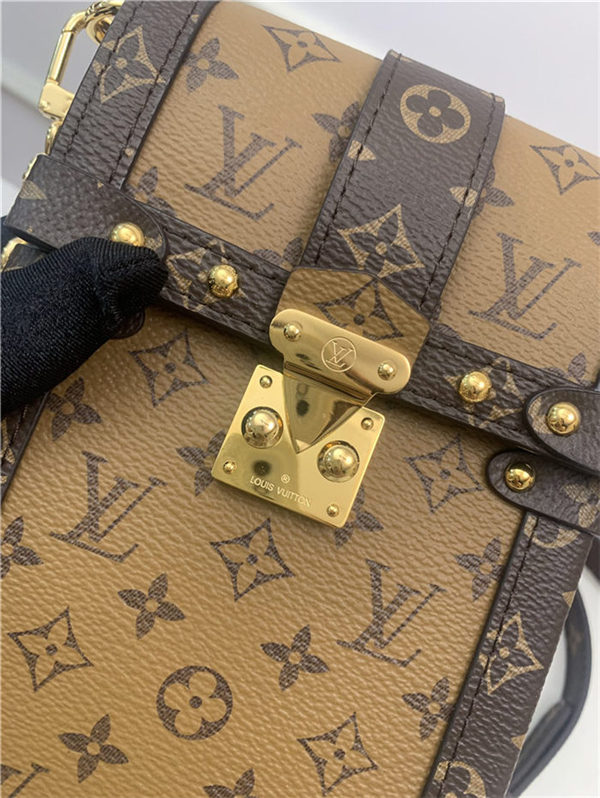 Louis Vuitton VERTICAL TRUNK POCHETTE Monogram M67873 High