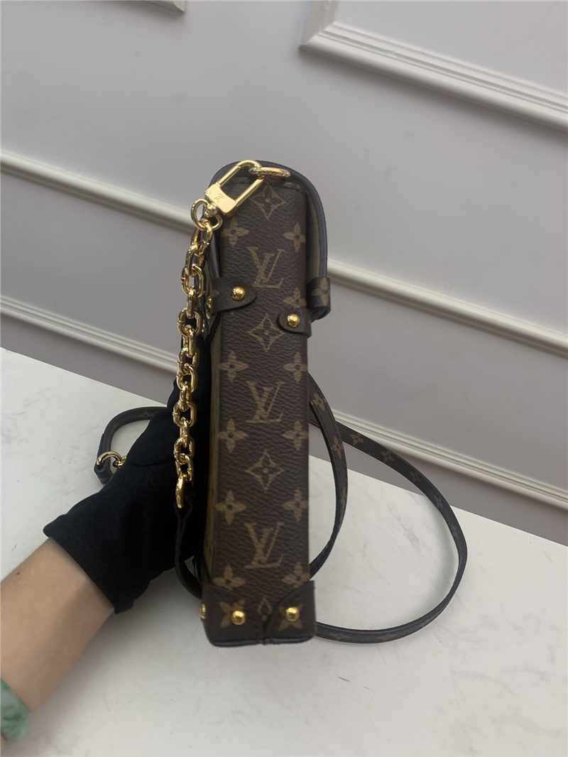 Louis Vuitton VERTICAL TRUNK POCHETTE Monogram M67873 High