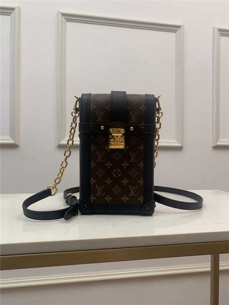 Louis Vuitton VERTICAL TRUNK POCHETTE Monogram M63913 High