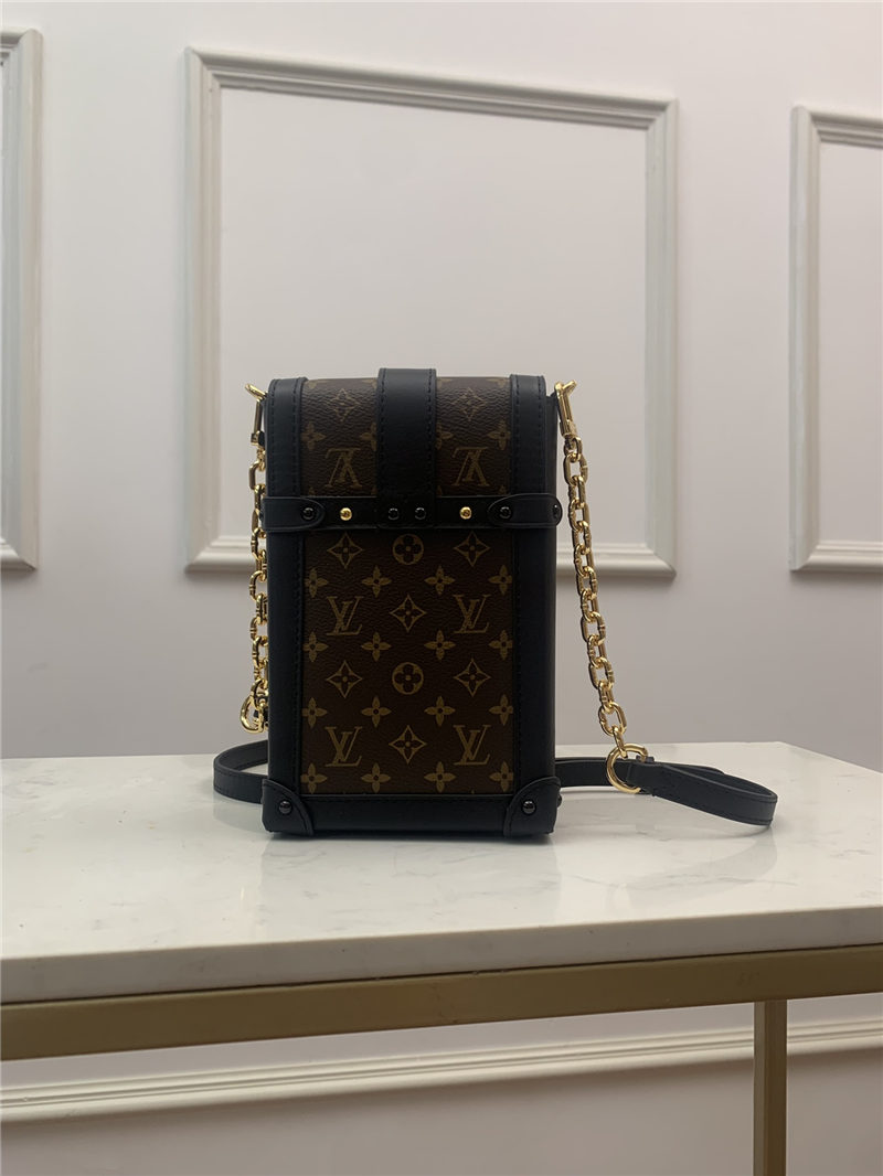 Louis Vuitton VERTICAL TRUNK POCHETTE Monogram M63913 High