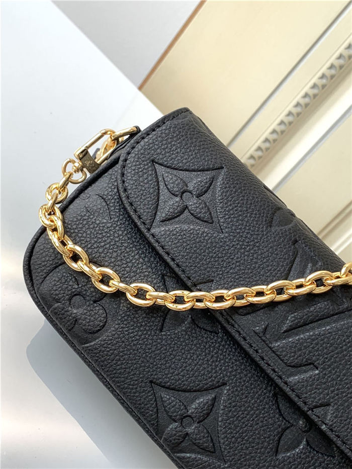 Louis Vuitton WALLET ON CHAIN IVY Monogram Empreinte M82154 High