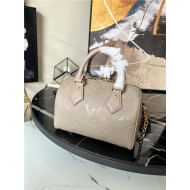 Louis Vuitton SPEEDY BANDOULIÈRE 20 Embossed grained cowhide leather M58953 High