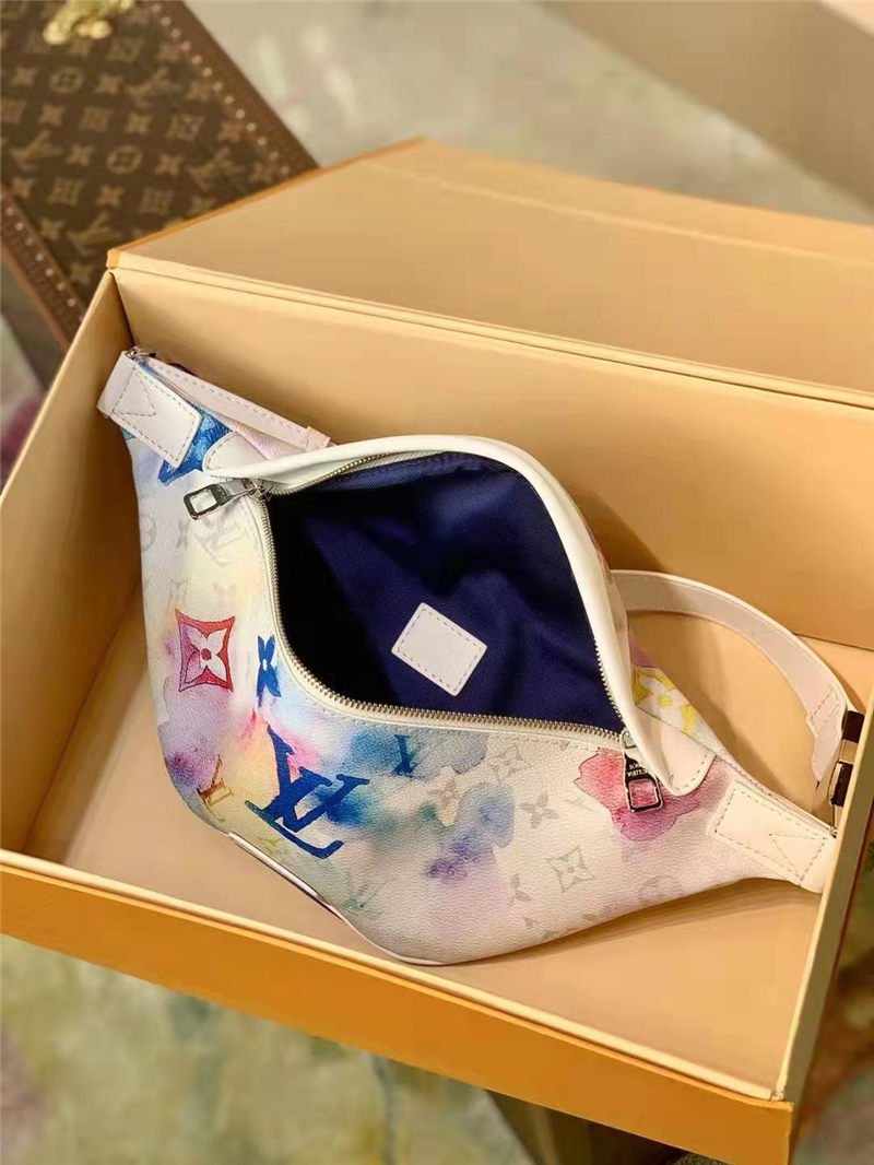 Louis Vuitton DISCOVERY BUMBAG PM Monogram Watercolor coated canvas M45759 High