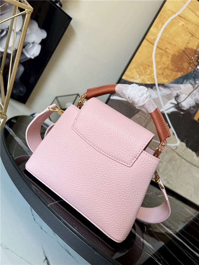 Louis Vuitton CAPUCINES MINI Taurillon Pink M59253 High