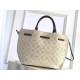 Louis Vuitton Girolata Bag Mahina Leather Cream High