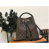 Louis Vuitton NéoNoé MM Bag Braided Handle Monogram Canvas  High