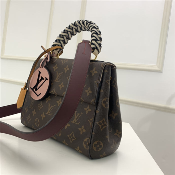 Louis Vuitton Cluny BB Braided Monogram M43982 High