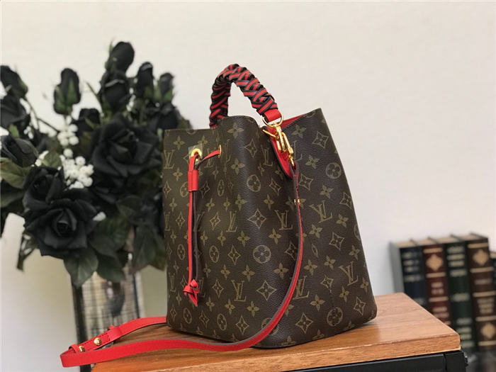 Louis Vuitton NéoNoé MM Bag Braided Handle Monogram Canvas M43985 High