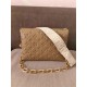 Louis Vuitton COUSSIN PM Monogram-embossed puffy lambskin Khaki M57790 High