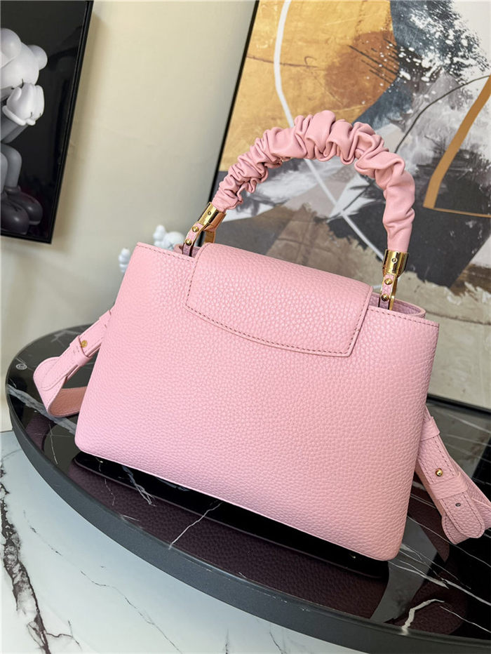 Louis Vuitton CAPUCINES BB Taurillon Pink M58694 High